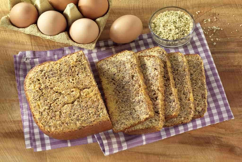 Leckeres Eiweißbrot einfach selber zubereiten.